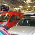 Im Bauch des Schiffes steht unser "Feuerwehrauto"